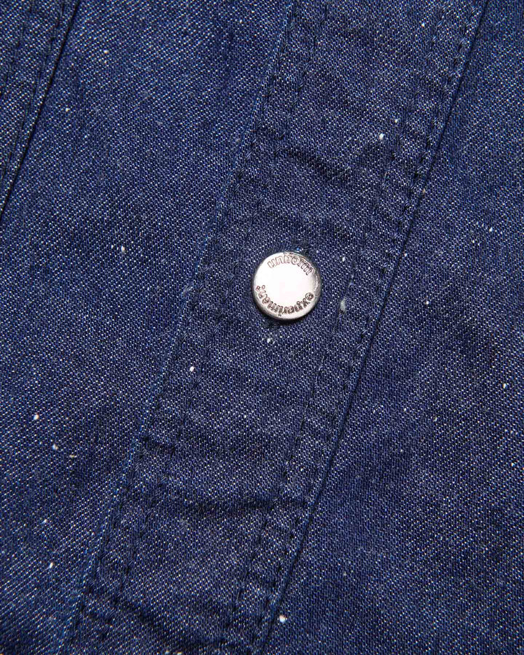 uniform expriment / NEP DENIM DOUBLE POCKET SHIRT / INDIGO / UE- 262028