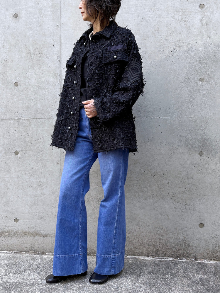 MADISONBLUE / MILITARY JK RIBBON TWEED / NAVY / MB251-1101EX