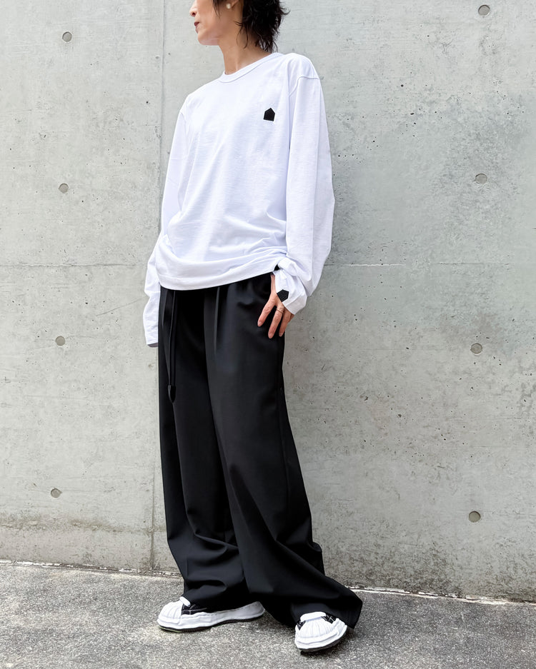 DSM kei ninomiya / FOOTBALL BACK PRINT LONG SLEEVE TEE / WHITE / DSM02T028