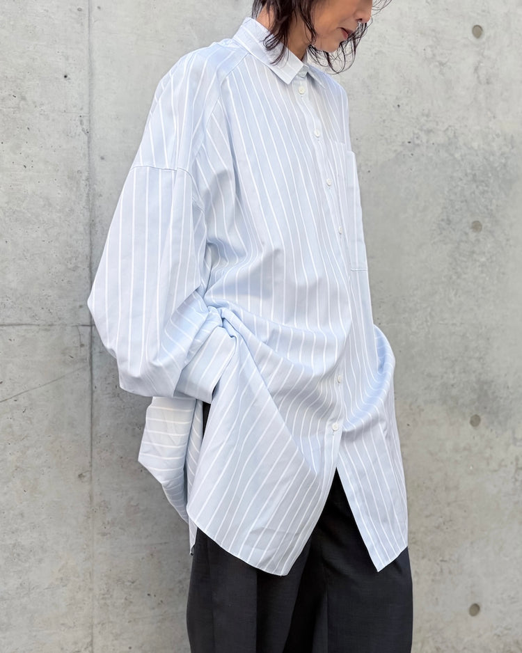 ENFÖLD / SLIT SHIRT / L.Mint / 300JS230-0171