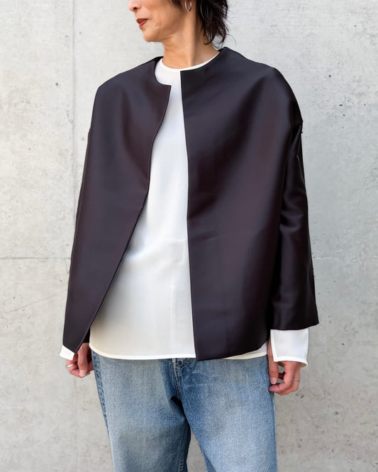 COGTHEBIGSMOKE / NATALY BALLOON JACKET / BLACK