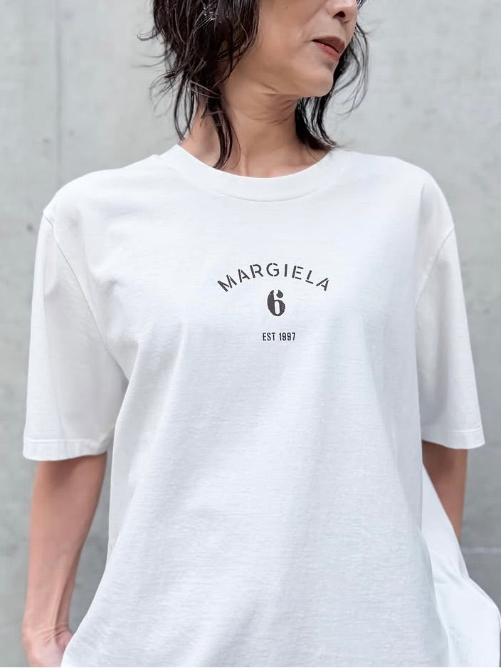 MM⑥  Maison Margiela / ロゴプリントTシャツ / WHITE / SH2GC0038M20048
