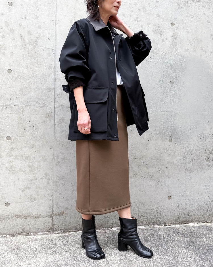 AURALEE / WOOL MAX CANVAS BLOUSON / BLACK / A26SB06WB