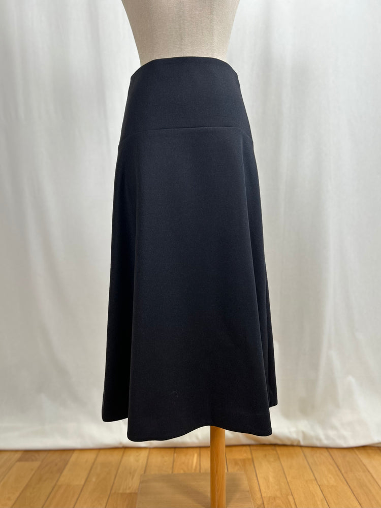 AURALEE / LIGHT MELTON SKIRT / DARK CHARCOAL