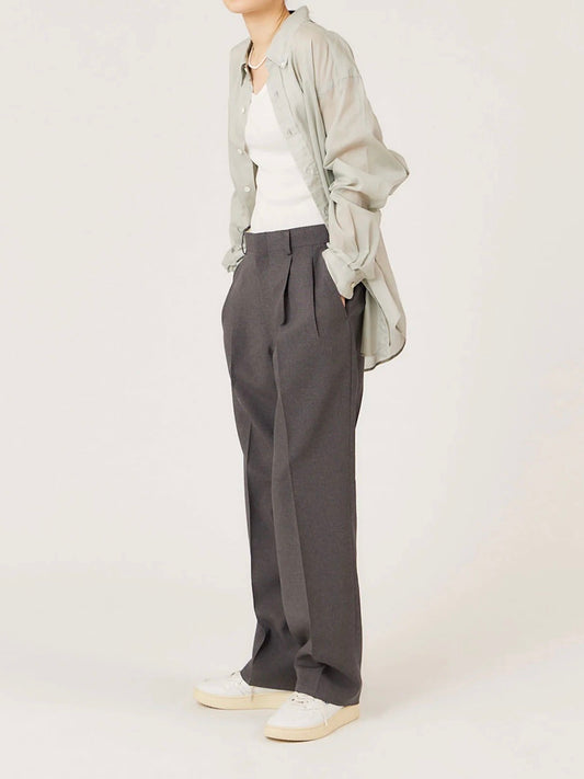 THE SHINZONE / CHRYSLER PANTS / GRAY / 21AMSPA01