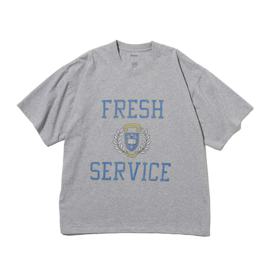 FRESHSERVICE / CORPORATE PRINTED S/S TEE “COLLEGE” / H.GRAY / FSC253-70013