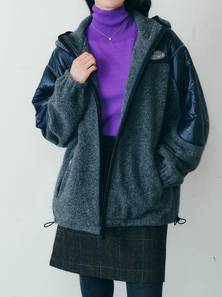 THE SHINZONE / COTTON SILK HIGH NECK KNIT / PURPLE / 24AMSNI10