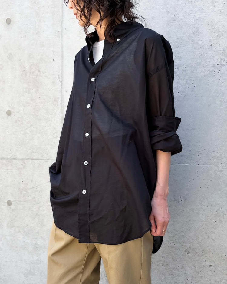 THE SHINZONE / DADDY SHIRT / BLACK / 25MMSBL09