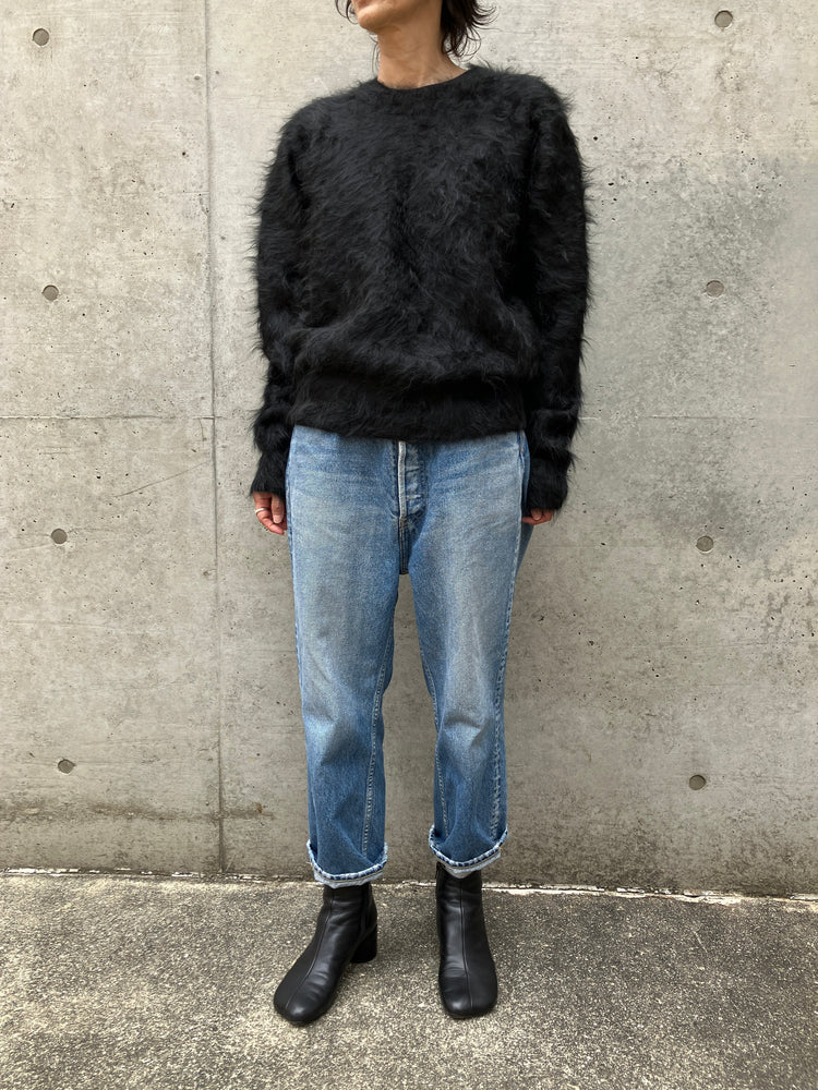 BLAMINK /  7G カシミアファーニット / BLACK / 7913-2-000006