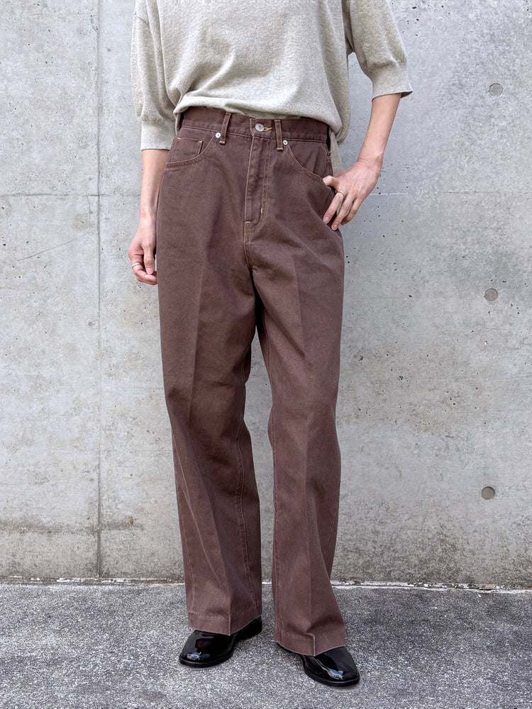 NEPLA. / ワイドパンツ / STONE BROWN / WOWID-6S