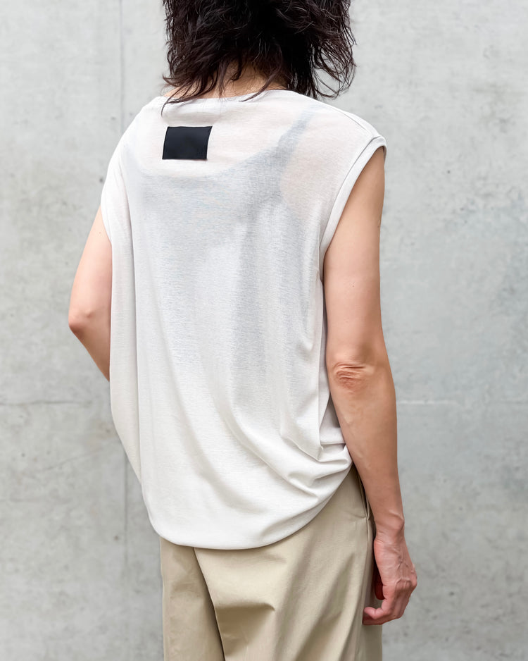 COGTHEBIGSMOKE / NELLY SLEEVELESS TOP / ICE GREY