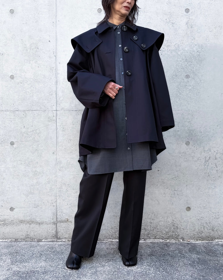 någonstans / circle coat / space / 470JS430-0361