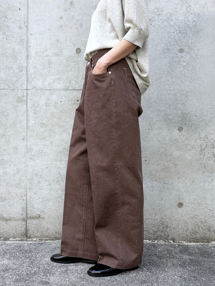 NEPLA. / ワイドパンツ / STONE BROWN / WOWID-6S