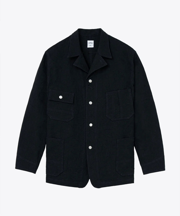 BEDWIN & THE HEARTBREAKERS / CANVAS COVERALL "NICK" / BLACK・26SB5654