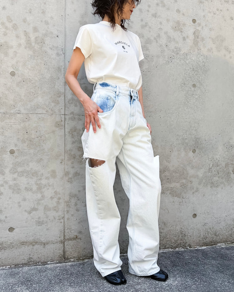 Maison Margiela / Cut out  Denim Trousers / Indigo / S51LA0185M30045