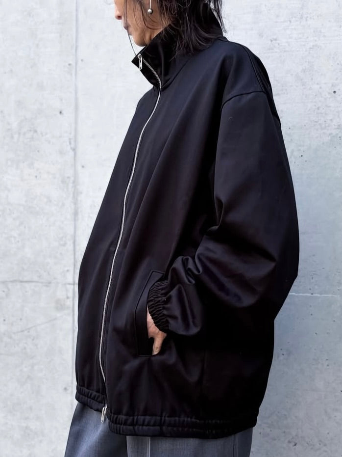 CINOH / REFINA ZIP BLOUSON / BLACK / E-21-319