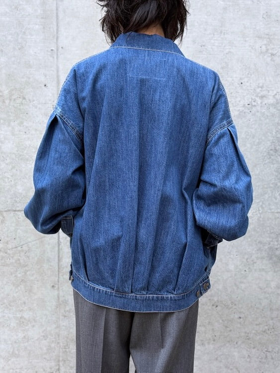 VACHEMENT / Soft Denim Zip BZ / Blue / VM-05-302