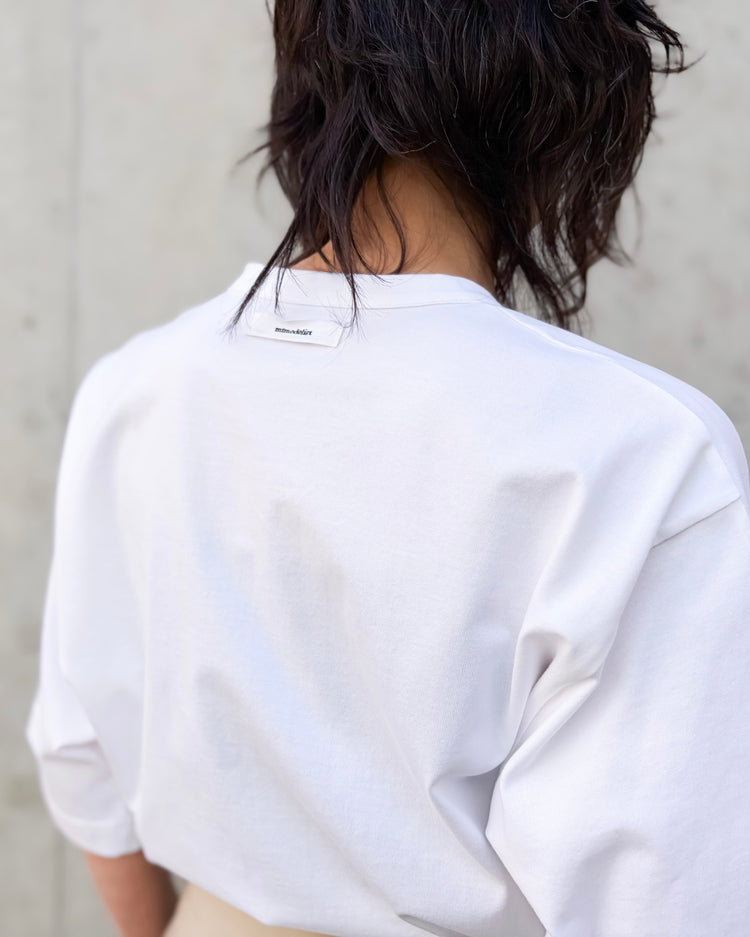 mtmodelist / ロゴTEE/ WHITE×WHITE / MG-T14-122