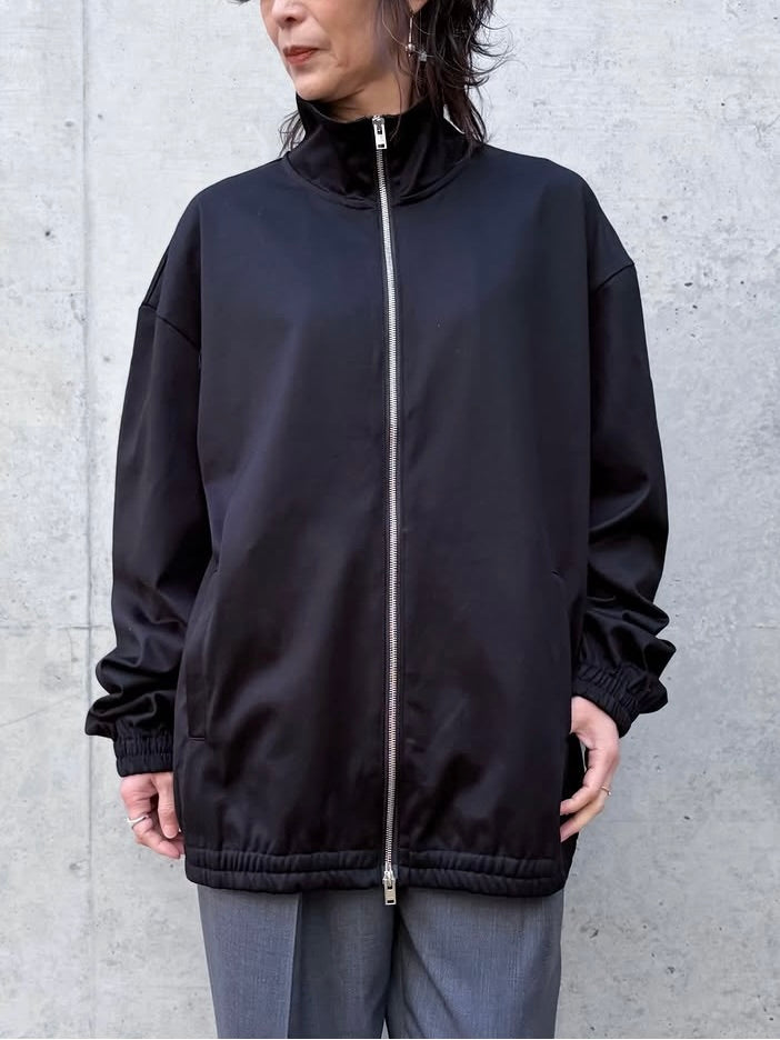 CINOH / REFINA ZIP BLOUSON / BLACK / E-21-319