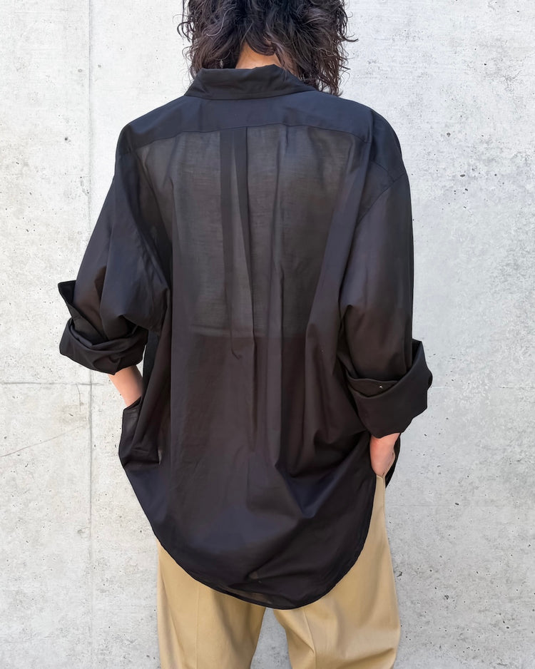 THE SHINZONE / DADDY SHIRT / BLACK / 25MMSBL09