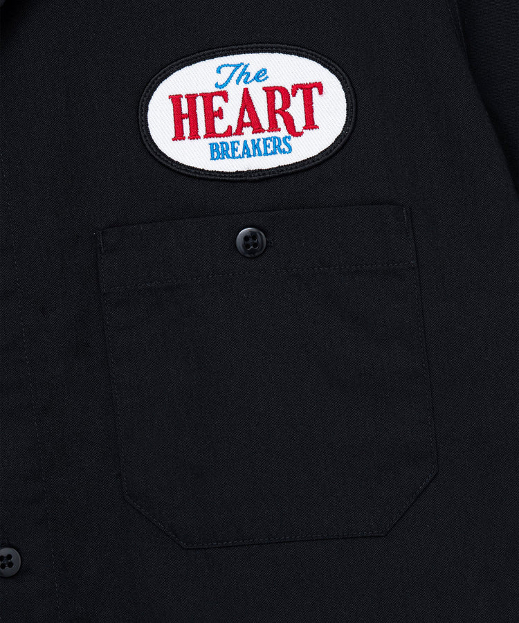 BEDWIN & THE HEARTBREAKERS / S/S WORK SHIRT "BOB" / BLACK・26SB1760