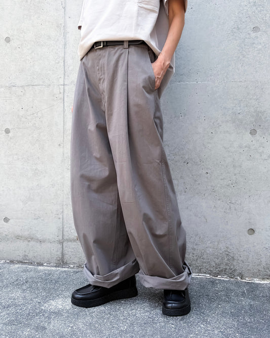 SOFIE D'HOORE / DARTED PANT(Compact winter cotton) / TURTLE / PASADENA-COA