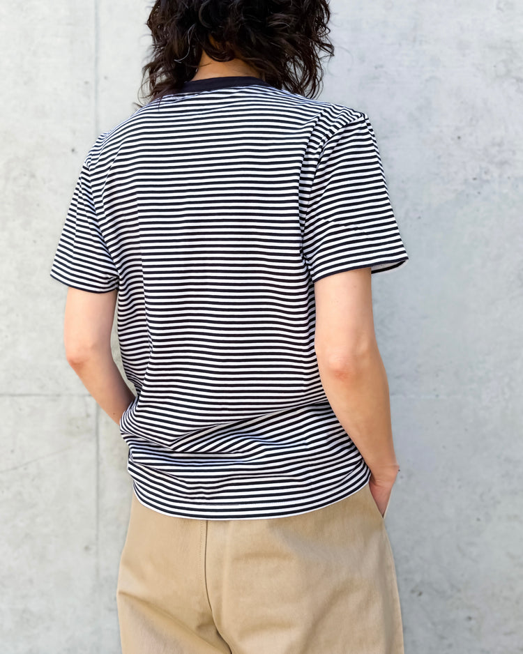 THE SHINZONE / PACK TEE / NAVY(BORDER/WHITE) / 20SMSCU66