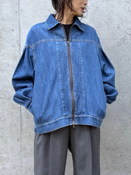 VACHEMENT / Soft Denim Zip BZ / Blue / VM-05-302