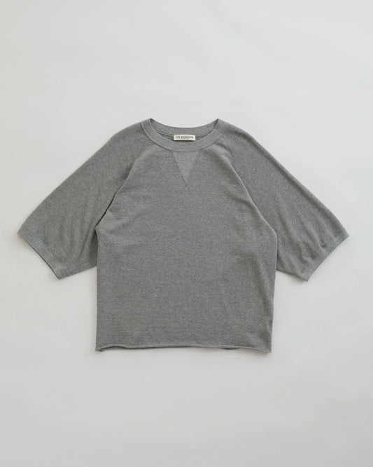 THE SHINZONE / INLAYED HALF SLEEVE TEE / GRAY / 25SMSCU03