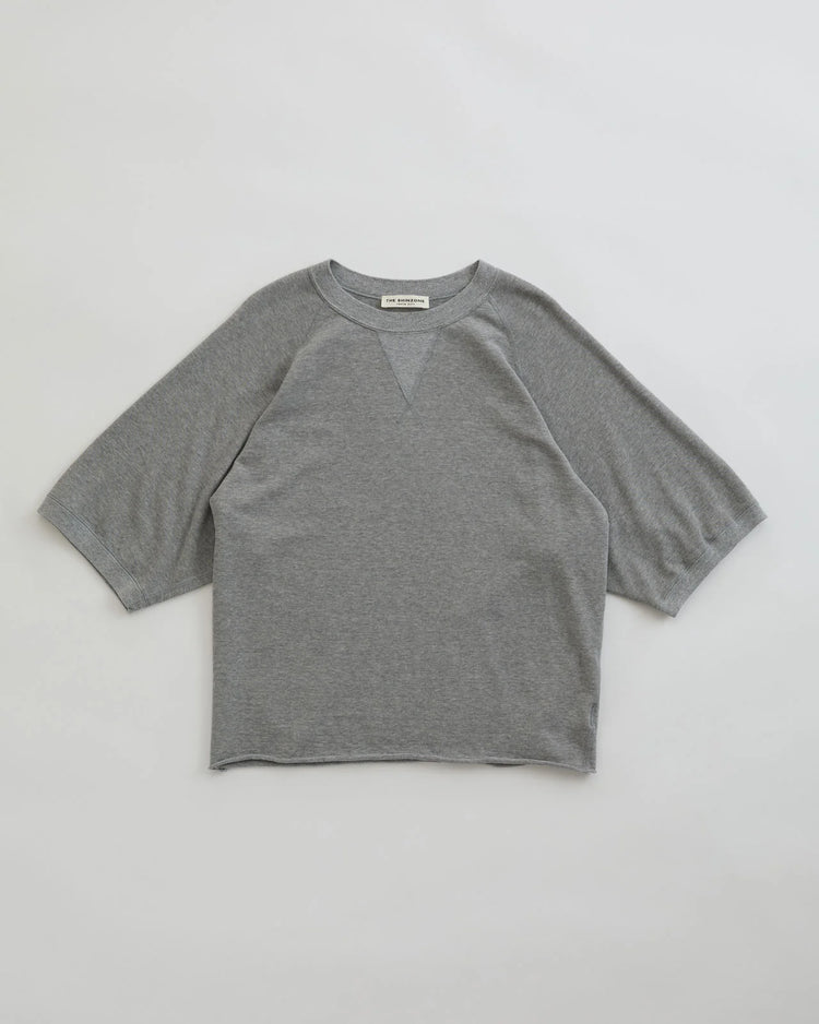 THE SHINZONE / INLAYED HALF SLEEVE TEE / GRAY / 25SMSCU03