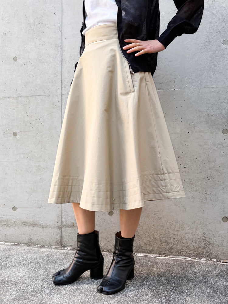 mtmodelist / フレア SKIRT / SAND BEIGE / MG-S09-103