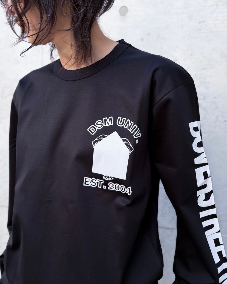 DSM kei ninomiya / DSM University Longsleeve Shirt / Black / DSM01T003 /