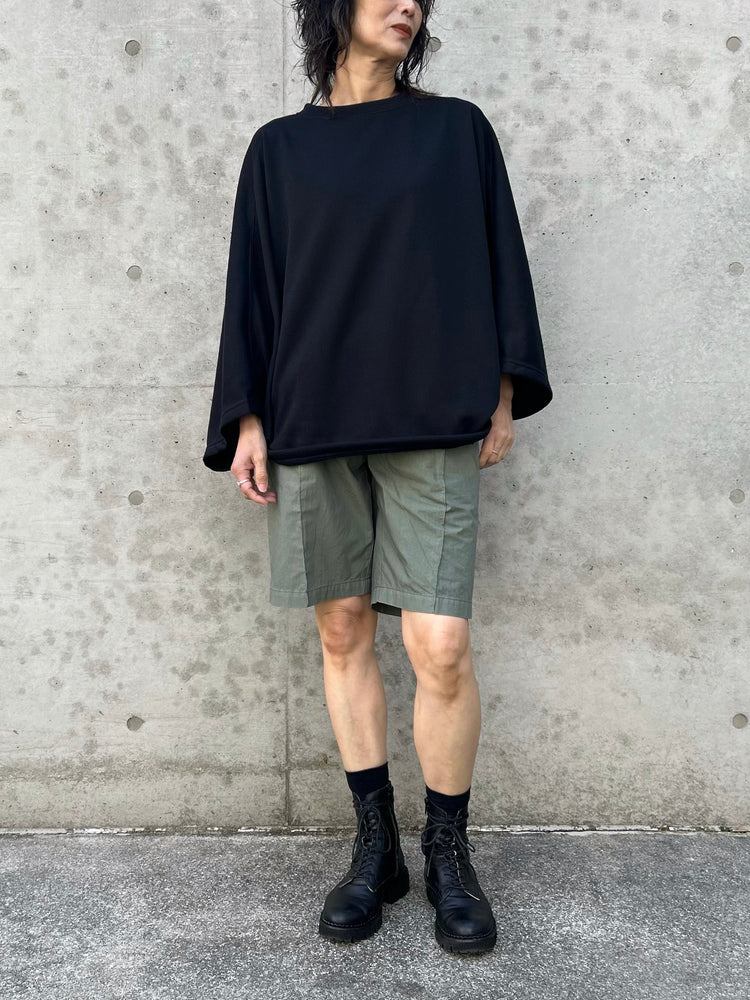 FARAH / GARMENT DYE PIN TUCK WIDE SHORTS / L.SAGE / FR0601-M4020