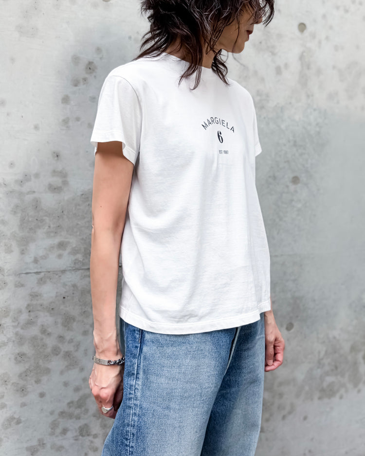 MM⑥  Maison Margiela / Signature jersey t-shirt / WHITE / S62GD0216M20048