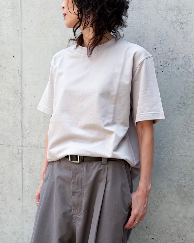 SOFIE D'HOORE / T-SHIRT C-NECK SHORT SLEEVES / POWDER / TAG-JFLIT