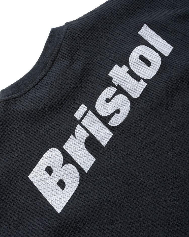 F.C.Real Bristol / TECH WAFFLE LOUNGE L/S TOP / BLACK / FCRB-262081