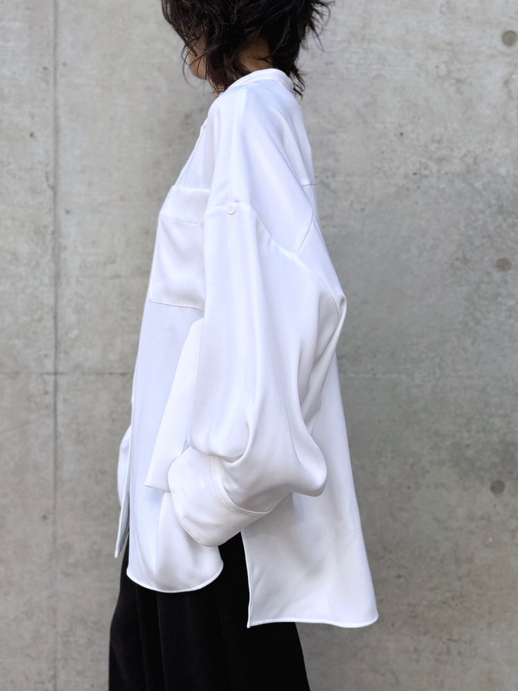 ENFÖLD / MANY-STYLE OVER SHIRT / WHITE / 300JS430-1081