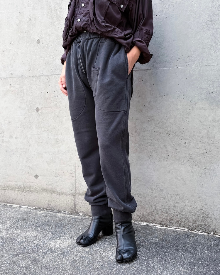 KATHARINE HAMNETT / VINTAGE SWEAT PANTS/ BLACK / TKH-SWP-10