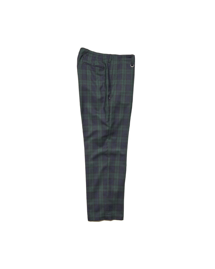 uniform experiment / STRETCH WOOL SIDE POCKET TAPERED PANTS / GREEN / UE-252039