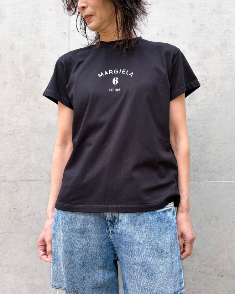 MM⑥  Maison Margiela / Signature jersey t-shirt / BLACK / S62GD0216M20048