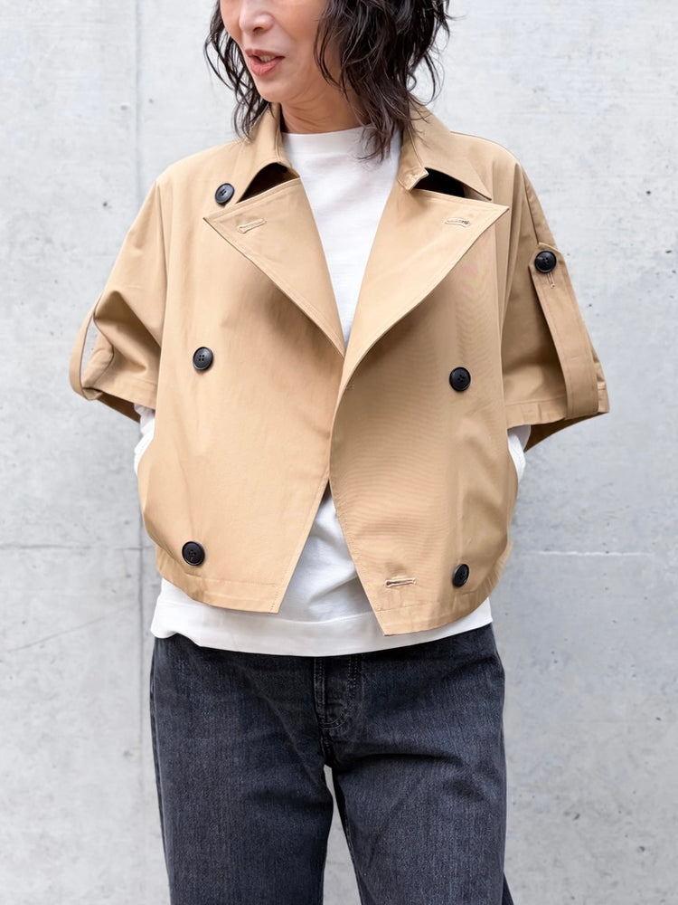 mtmodelist / ショートトレンチジャケット / CAMEL / MG-J08-103