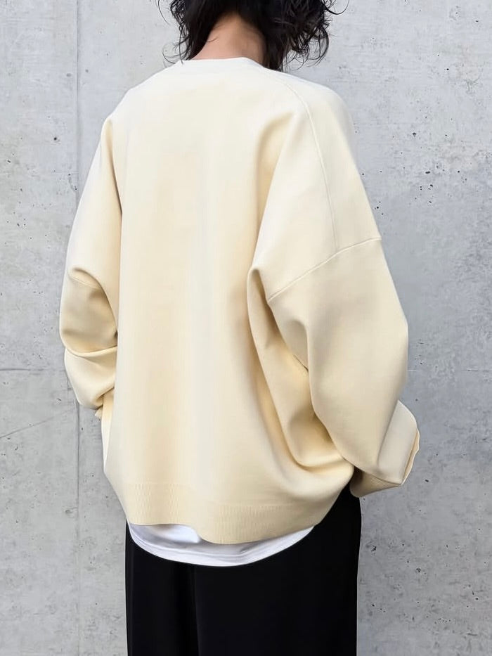 ENFÖLD / BOX WIDE-CARDIGAN / Ecru / 300JS170-0951
