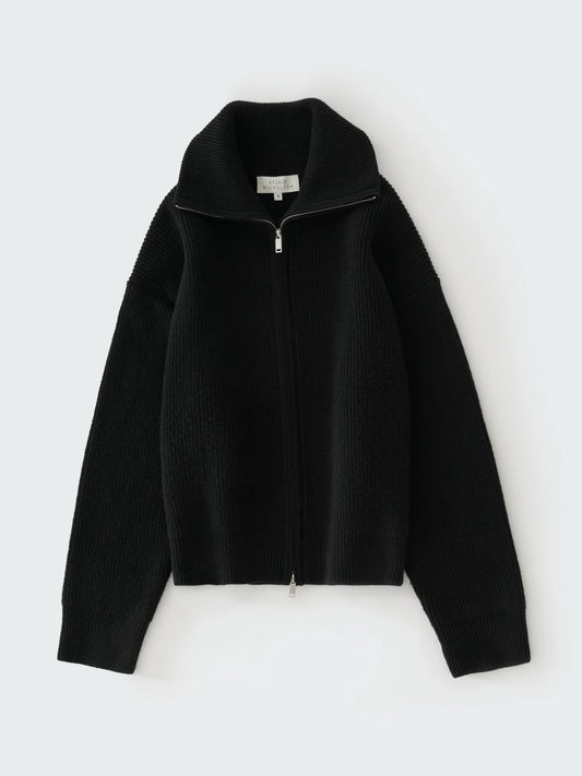 STUDIO NICHOLSON / SANDOS KNIT IN BLACK / BLACK