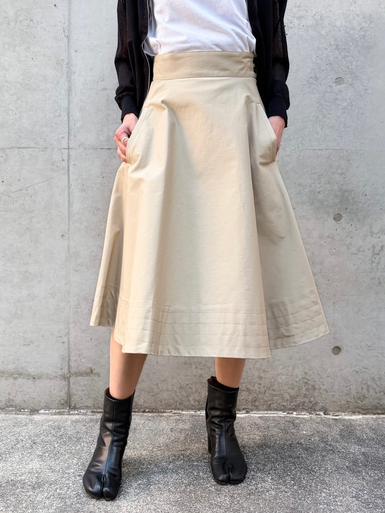 mtmodelist / フレア SKIRT / SAND BEIGE / MG-S09-103