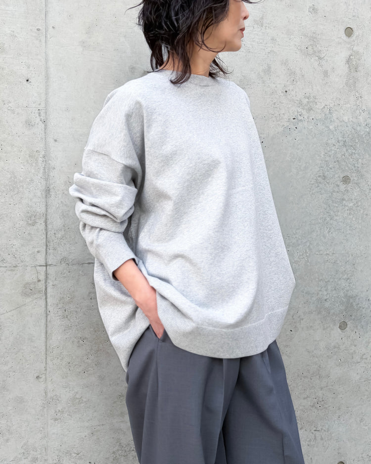 någonstans / box pullover / Wolf / 470JS170-1251
