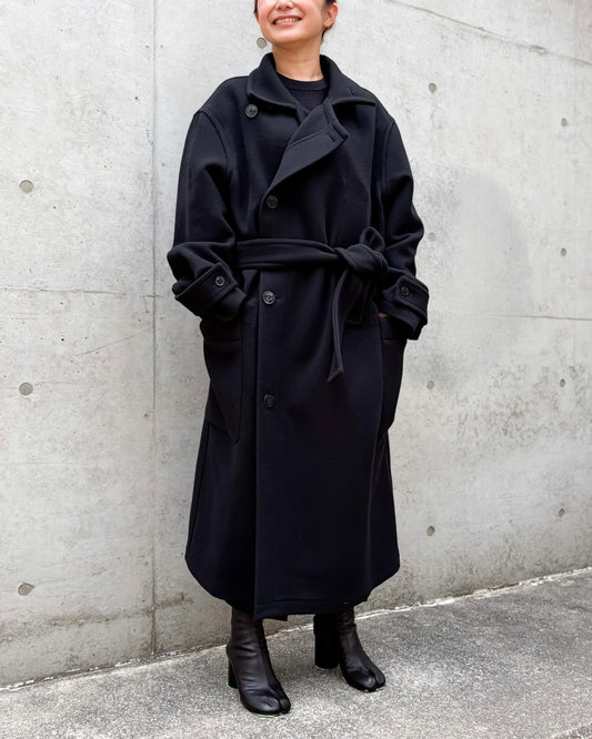LEMAIRE / ラップコート / BLACK / CO1037 LF1116
