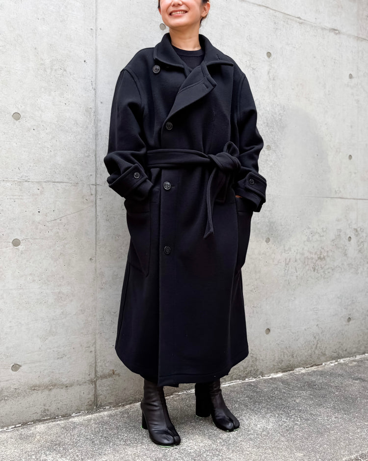 LEMAIRE / ラップコート / BLACK / CO1037 LF1116