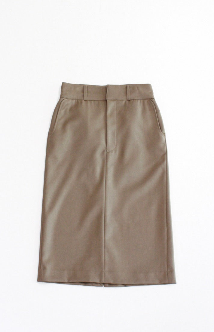 FARAH / Side Adjustable Tight Skirts・Beige・FR0302-W4013