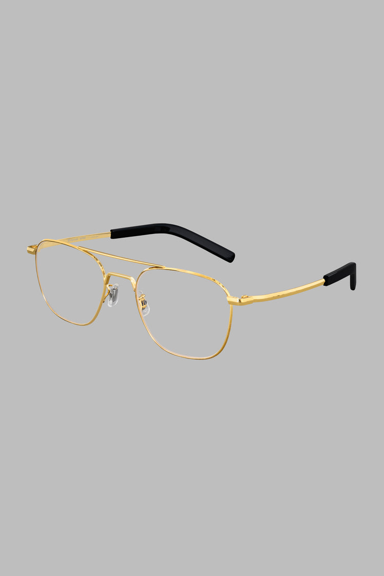 E5 eyevan × HYKE / EH-2 / METALLIC GOLD × CLEAR / 19375