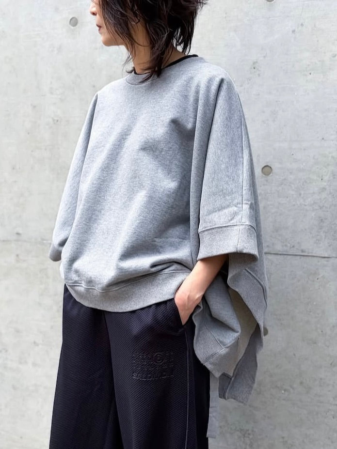 MM⑥  Maison Margiela / ポンチョスウェットプルオーバー / GRAY / 261188F096001